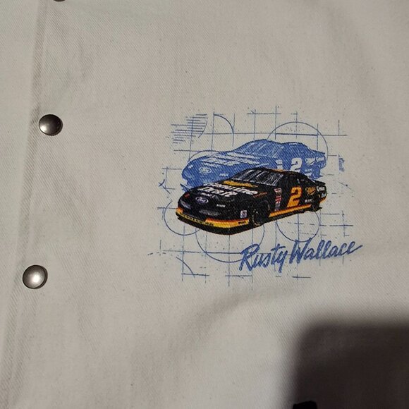 RARE!! Rusty Wallace #2  NASCAR jacket - Picture 6 of 6